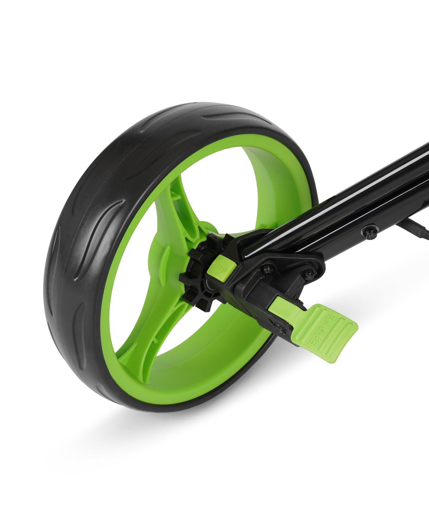 CR-6 Three Wheel Trolley - One Button Folding Mechanism - Black/Green