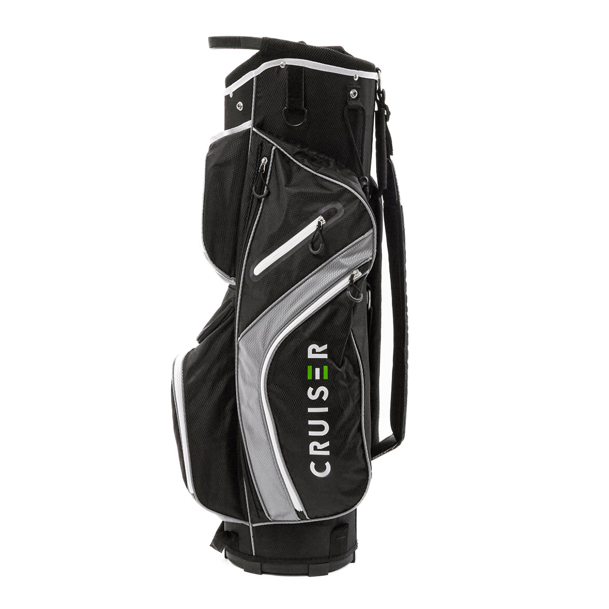 CB3 Deluxe Golf Cart Bag - 14 Way Divider - Black/Grey