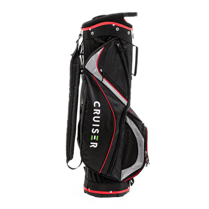 CB2 Lightweight Cart Bag - Black/Red