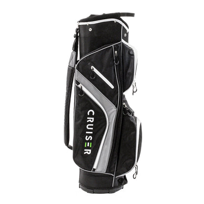 CB3 Deluxe Golf Cart Bag - 14 Way Divider - Black/Grey