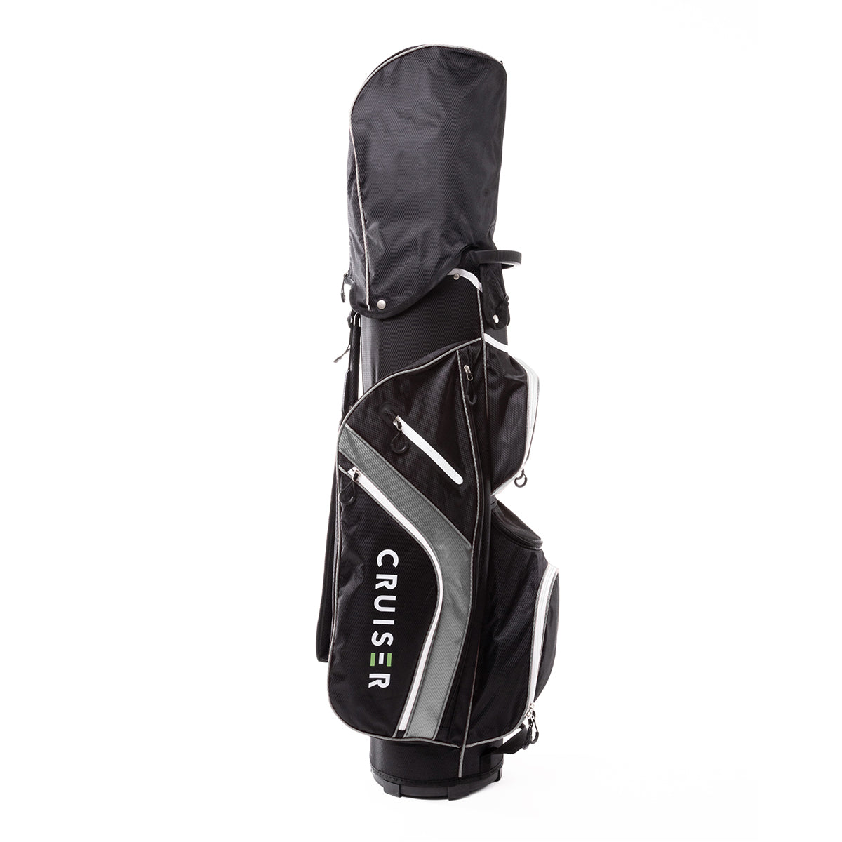 CB3 Deluxe Golf Cart Bag - 14 Way Divider - Black/Grey