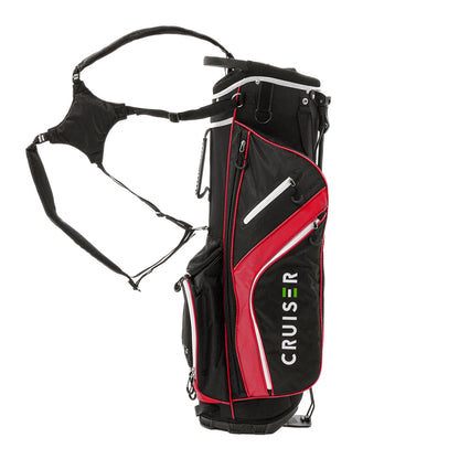 SB3 14 Way Divider Golf Stand Bag - Black/Red