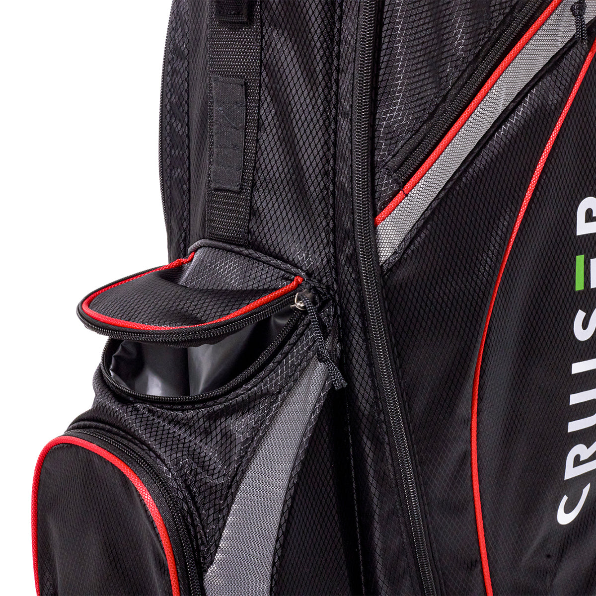 CB2 Lightweight Cart Bag - Black/Red