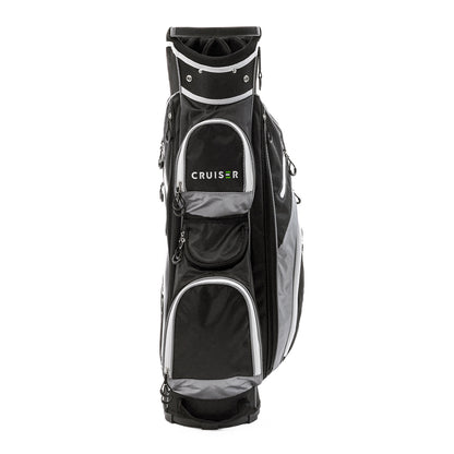 CB3 Deluxe Golf Cart Bag - 14 Way Divider - Black/Grey