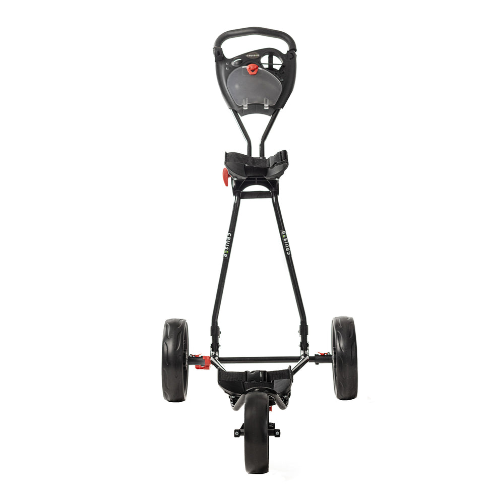 CR-4 Deluxe 3-Rad-Golftrolley – L-Rahmen, Höhenverstellbar, Mit Getränkehalter & Bremse, Für Jede Golftasche CR-4 Deluxe 3-Rad-Golftrolley – L-Rahmen, Höhenverstellbar, Mit Getränkehalter & Bremse, Für Jede Golftasche