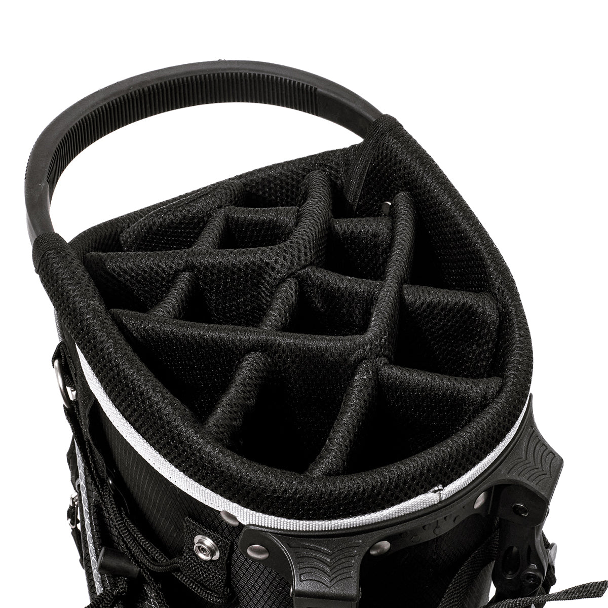 SB3 14 Way Divider Golf Stand Bag - Black/Grey – Cruiser Golf