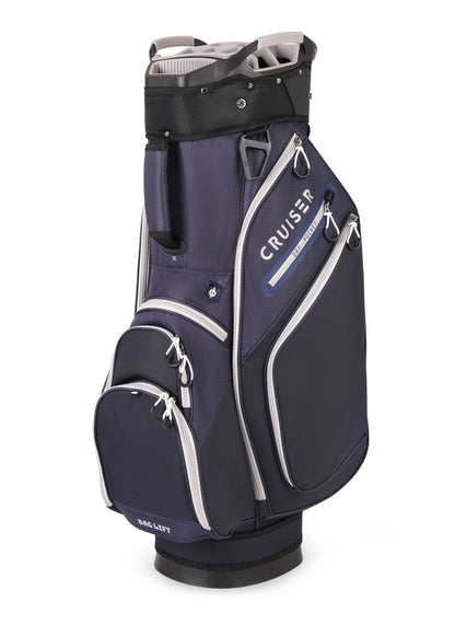 NOVA Cart Bag – Deluxe 14 Way Rubber Divider Top - Navy/Grey