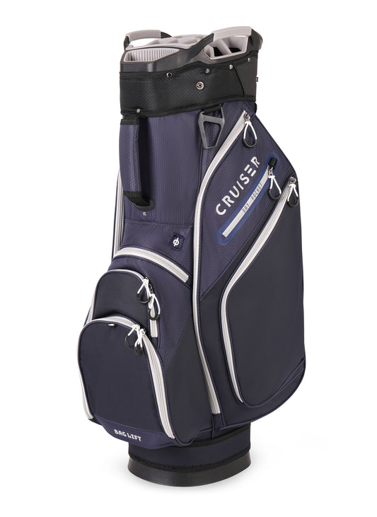NOVA Cart Bag – Deluxe 14 Way Rubber Divider Top - Navy/Grey