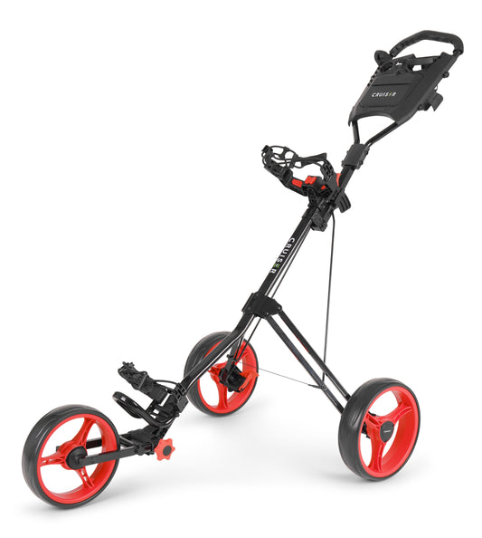 CR-5 3 Wheel Trolley - Black/Red