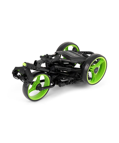 CR-6 Three Wheel Trolley - One Button Folding Mechanism - Black/Green
