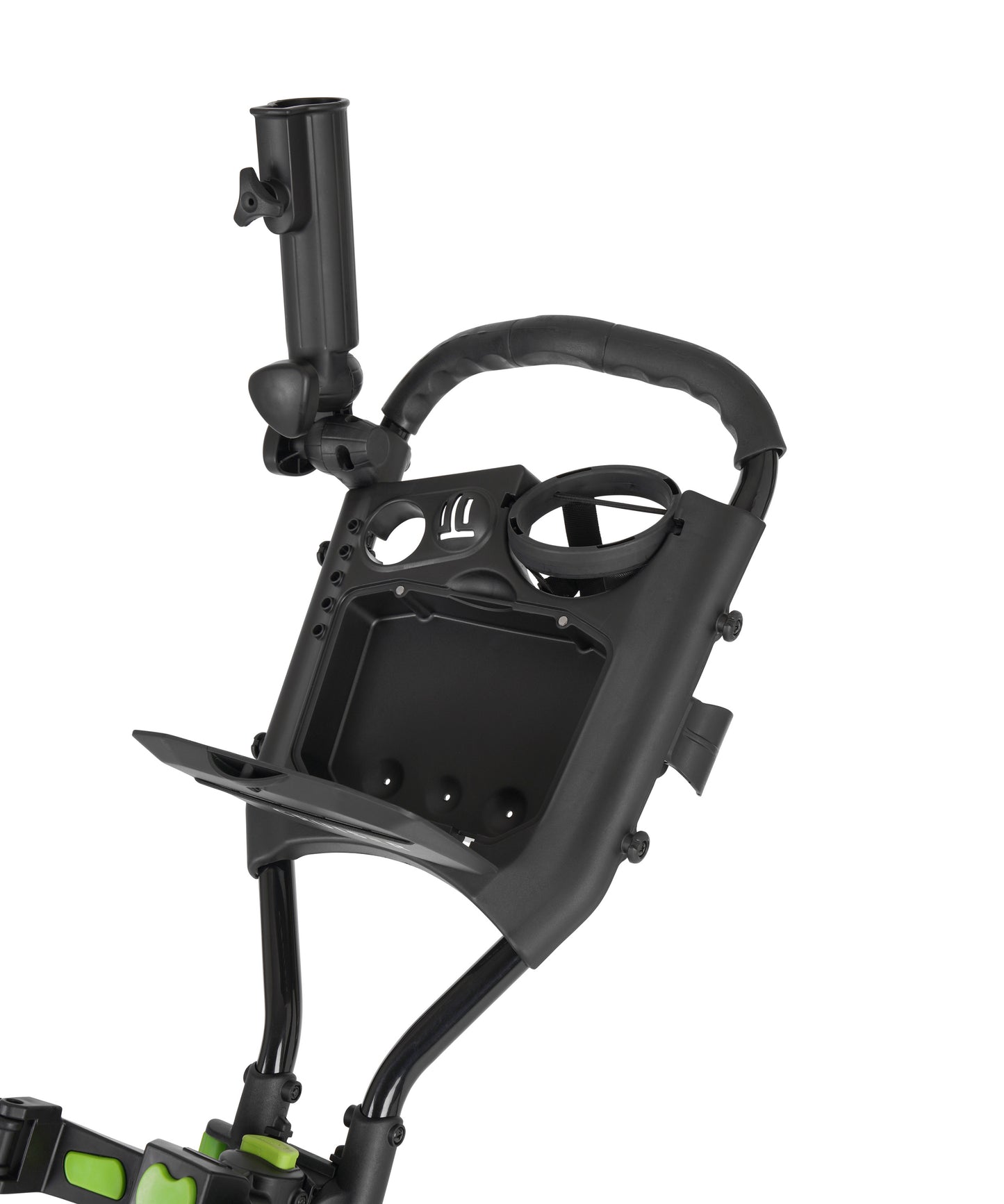 CR-6 Three Wheel Trolley - One Button Folding Mechanism - Black/Green