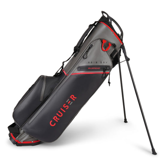 CR-DriLite Waterproof Golf Stand Bag - Lightweight Carry Bag - Black