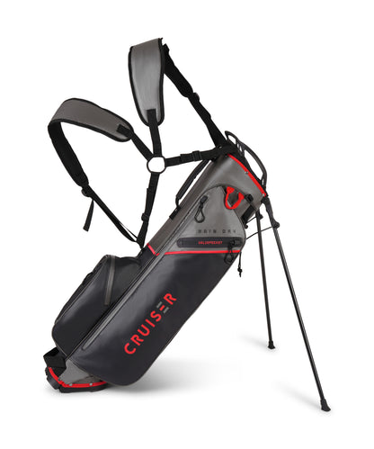 CR-DriLite Waterproof Golf Stand Bag - Lightweight Carry Bag - Black
