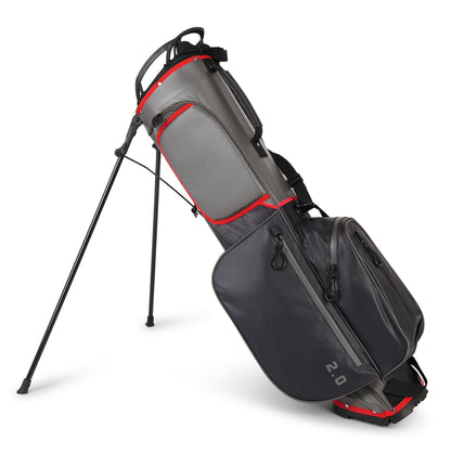 CR-DriLite Waterproof Golf Stand Bag - Lightweight Carry Bag - Black