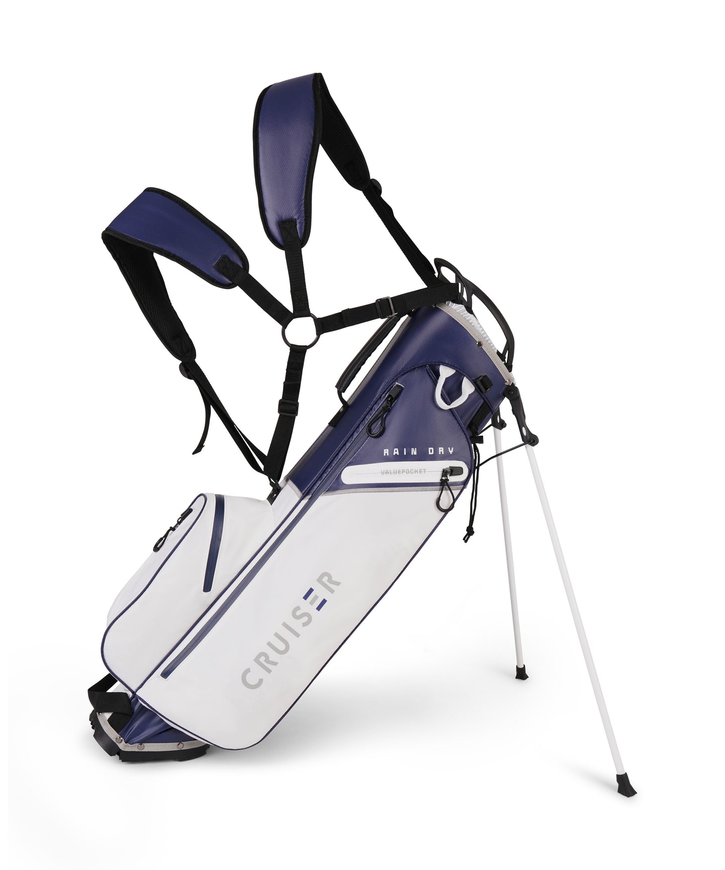 CR-DriLite Waterproof Golf Stand Bag - Lightweight Carry Bag - White