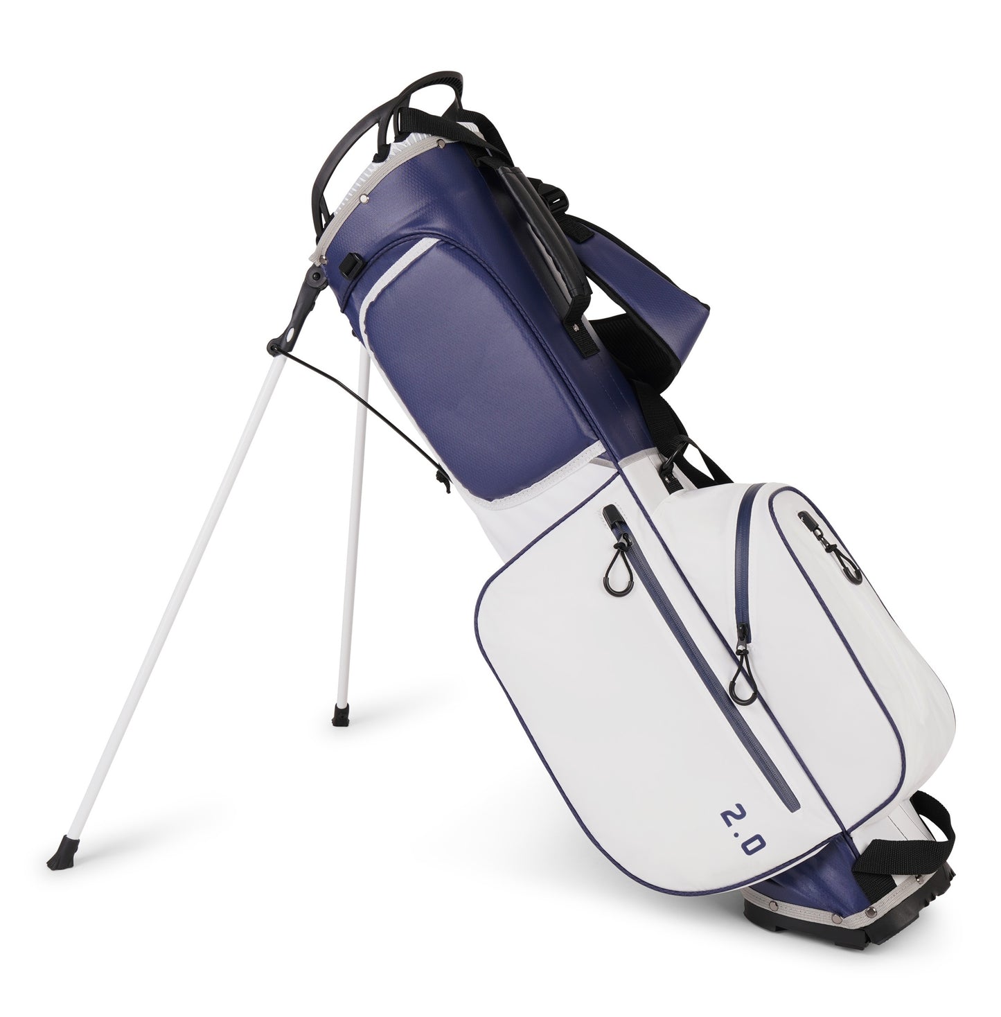CR-DriLite Waterproof Golf Stand Bag - Lightweight Carry Bag - White