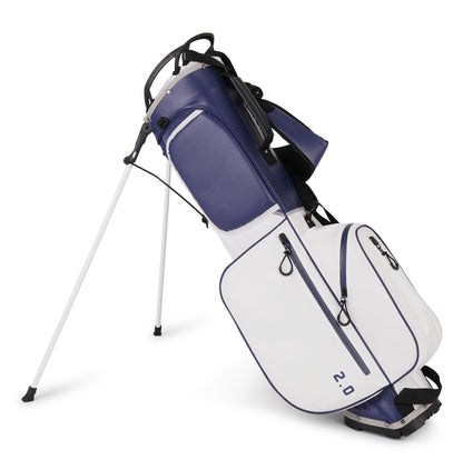 CR-DriLite Waterproof Golf Stand Bag - Lightweight Carry Bag - White
