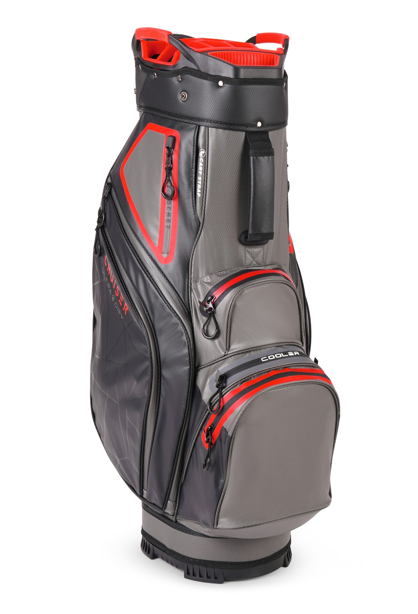 CR-DriMax Waterproof Golf Cart Bag - 14 Way Divider Trolley Bag - Black