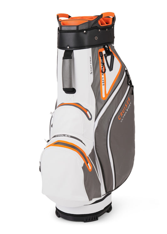 CR-DriMax Waterproof Golf Cart Bag - 14 Way Divider Trolley Bag - White