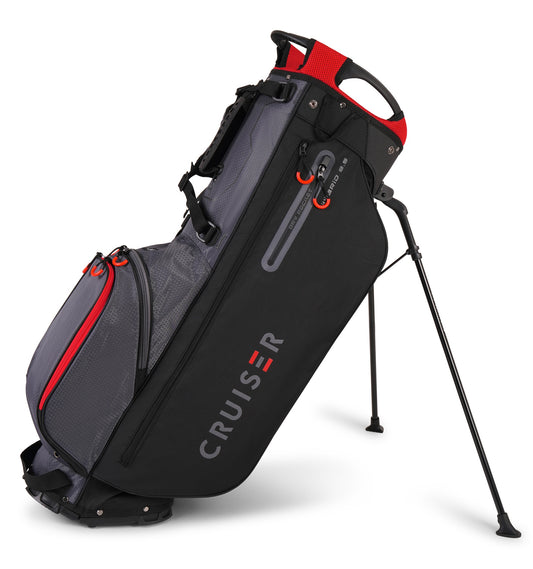 CR-Hybrid Lightweight 10” Stand & Cart Bag - Black/Charcoal