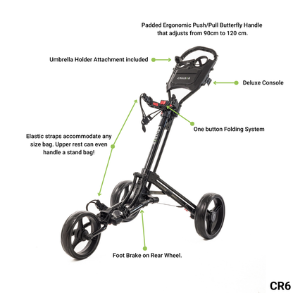 CR-6 Deluxe Three Wheel Trolley