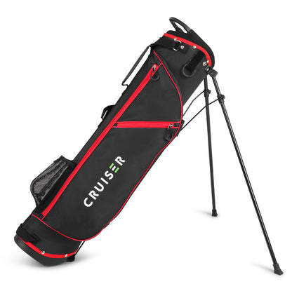 CR-Lite Lightweight 7 Inch Stand Bag - Black/Red