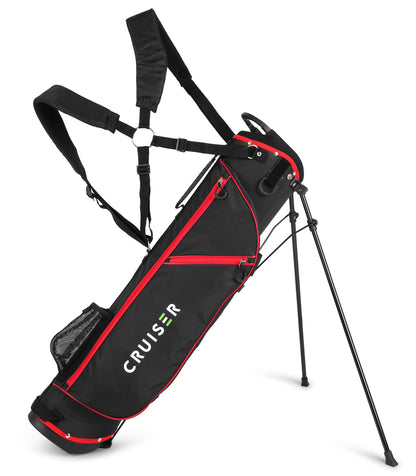 CR-Lite Lightweight 7 Inch Stand Bag - Black/Red