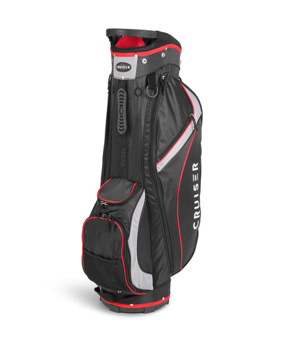 CB2 Lightweight Cart Bag - Black/Red