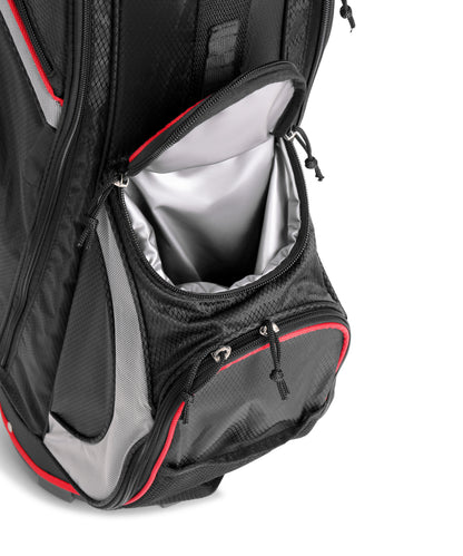 CB2 Lightweight Cart Bag - Black/Red