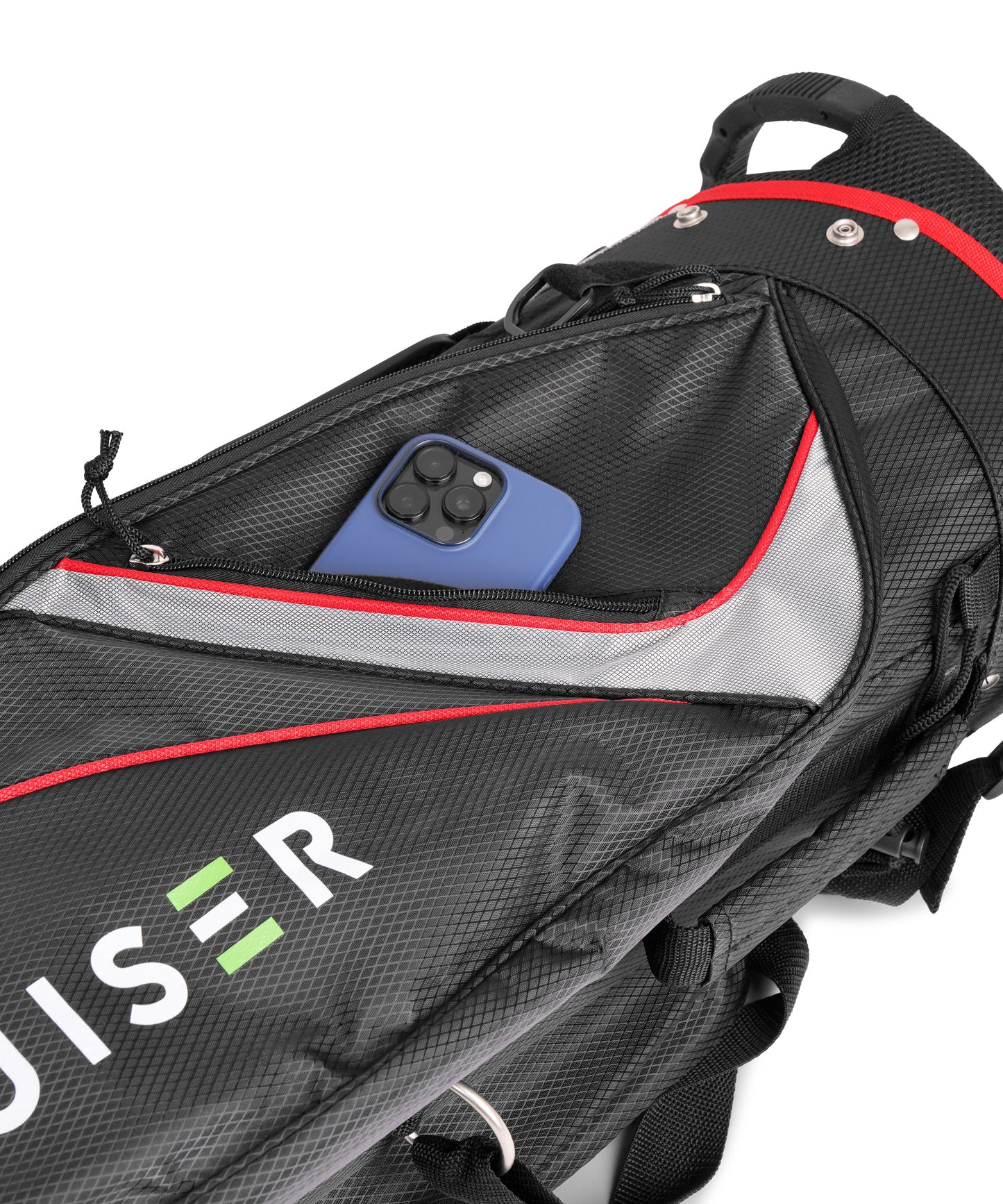 CB2 Lightweight Cart Bag - Black/Red
