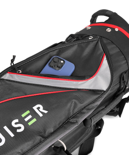 CB2 Lightweight Cart Bag - Black/Red